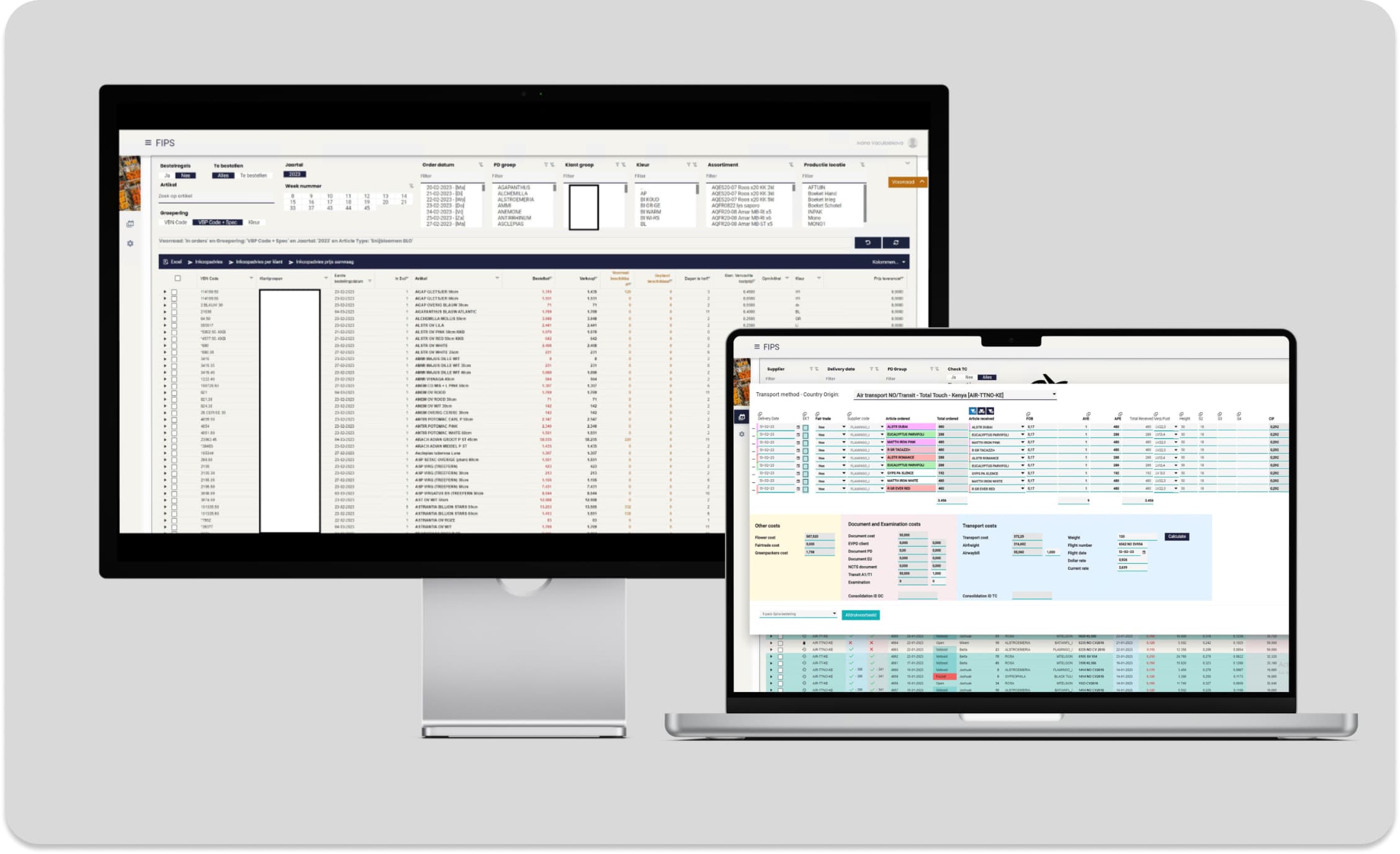 Bloominess - Inkoopportaal ontwikkeling