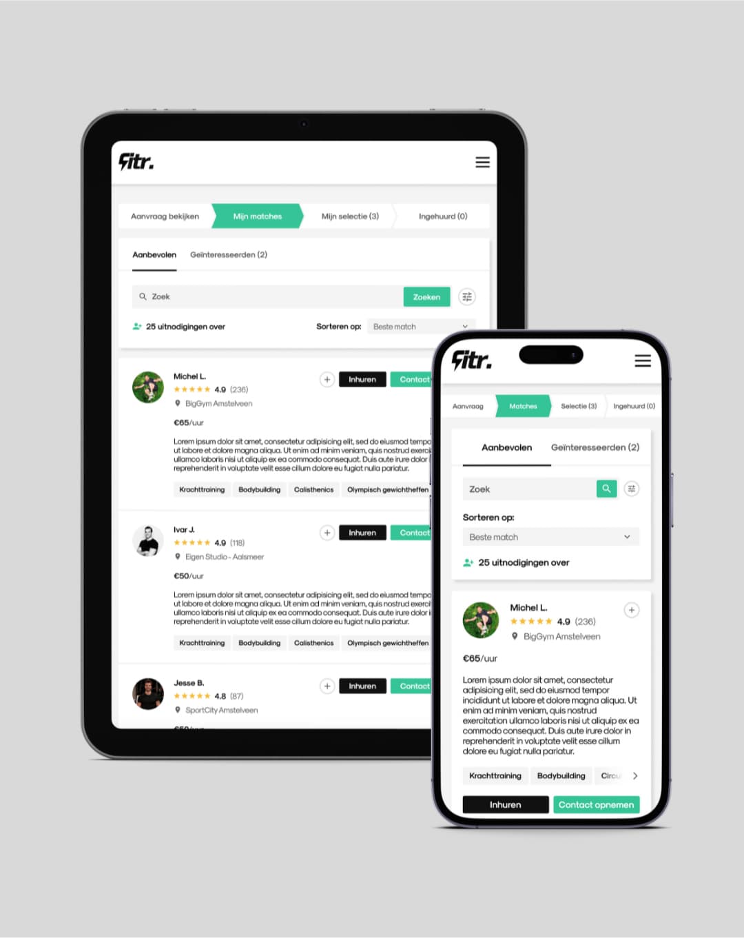 Fitr - Digitaal platform & website ontwikkeling - Image 2