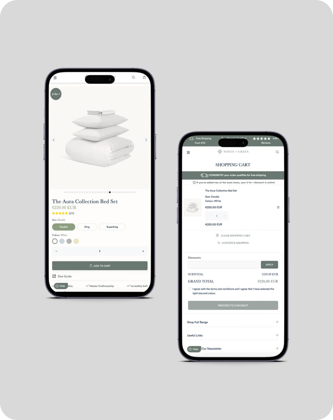 White & Green - eCommerce website ontwikkeling - Image 2