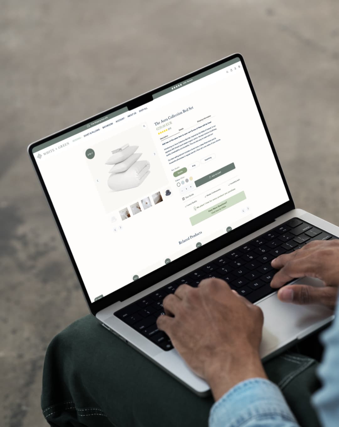 White & Green - eCommerce website ontwikkeling - Image 3